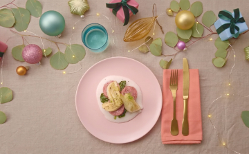 Cotechino Modena IGP con polenta bianca e finocchi brasati
